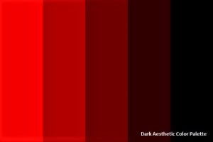dark aesthetic color palette